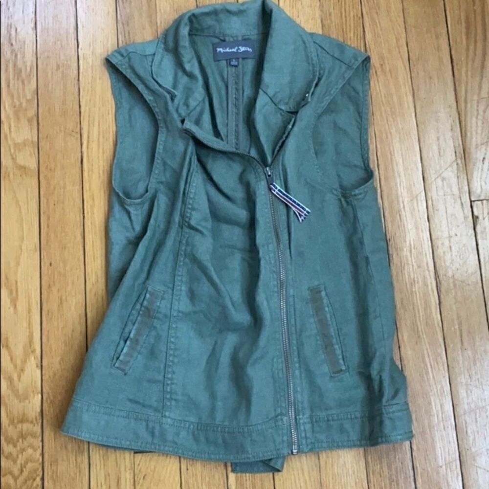 Michael Stars Olive Green Utility Vest